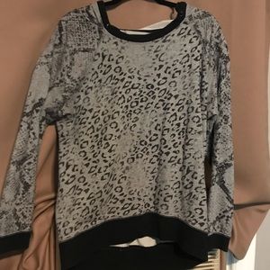 DKNY cheetah print hoodie size medium